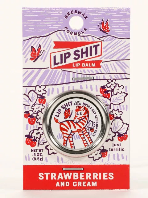 Lip Shit - Lip Balm - Strawberries and Cream