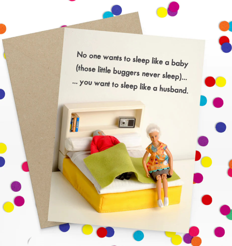 Card - Sleep like a Husband