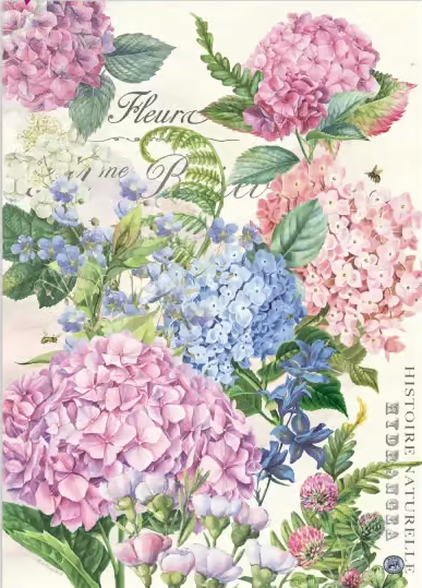 Tea Towel - Wild Hydrangea