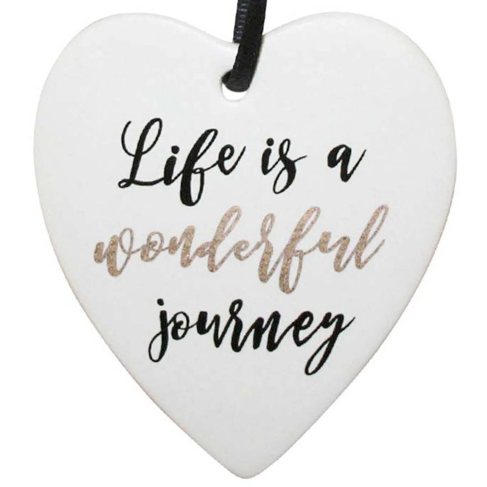 Heart - Hanging Ceramic - Wonderful Journey