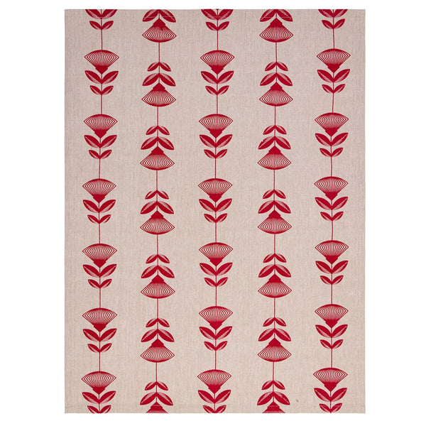 Tea Towel - Pohutukawa Print Red