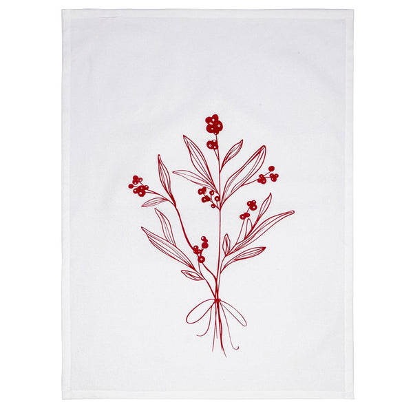 Tea Towel - Mistletoe Bouquet