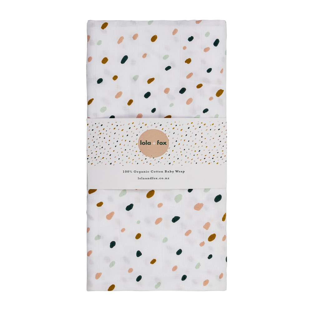 LOLA + FOX BABY MUSLIN WRAP