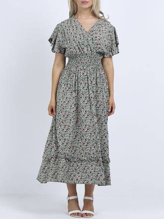 Dress - Daisy Maxi Dress Khaki