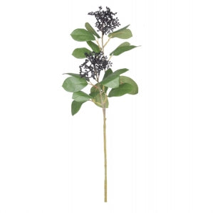 Artificial Flower - Elderberry Stem - Black Forest