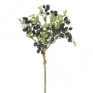 Artificial Flower - Rattan Berries - Black Forest