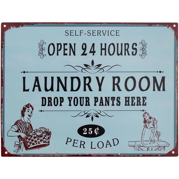 Sign  - Laundry - Drop Pants Here