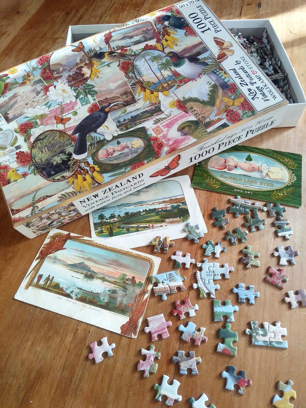 Puzzle - 1000pc Birds & Postcards
