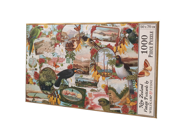 Puzzle - 1000pc Birds & Postcards