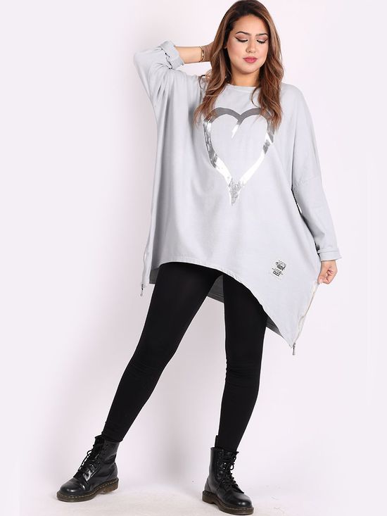 Sweater - Romance Light Grey