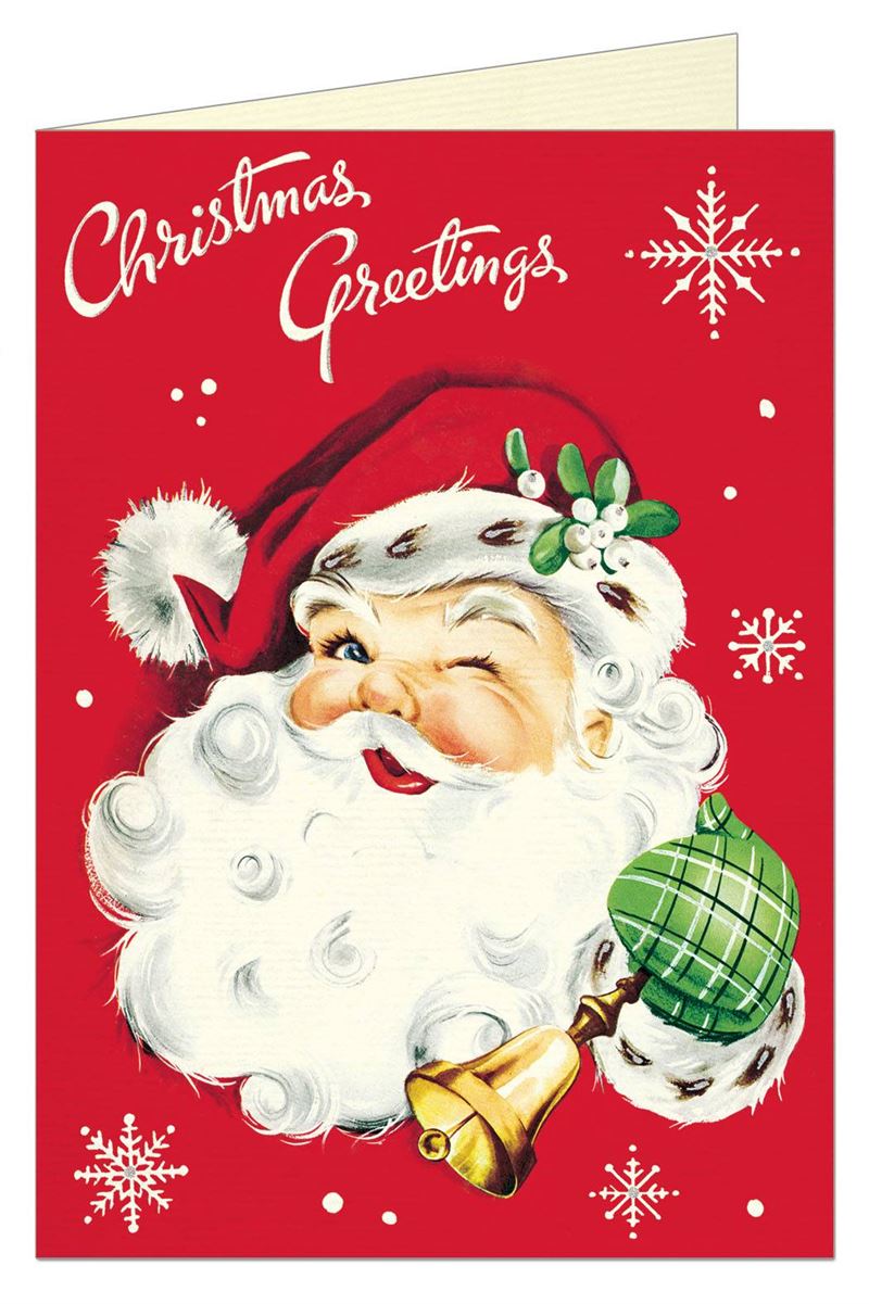 Christmas - Card - Christmas Greetings Santa