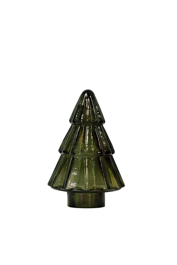 Christmas - Glass Tree Green - Small
