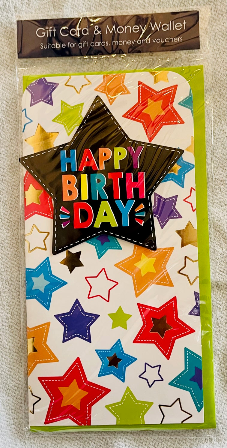 Card - Birthday Gift Card and Money Wallet