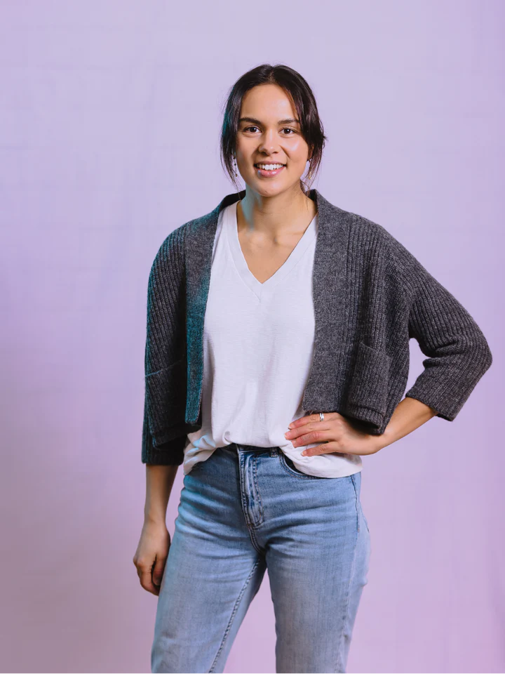 Cardigan - Demi Charcoal