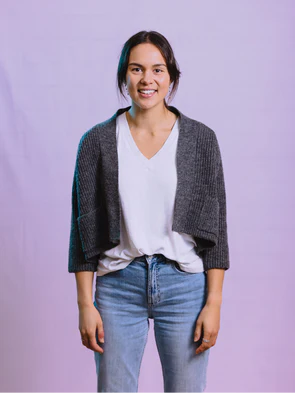 Cardigan - Demi Charcoal