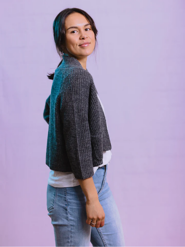 Cardigan - Demi Charcoal