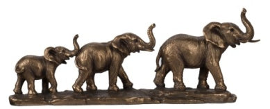 Elephant Family - Antique Gold