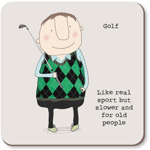 Coaster - Rosie Made a Thing - Golf