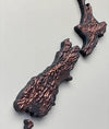 Wall Decor - NZ Map - Copper