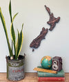 Wall Decor - NZ Map - Copper