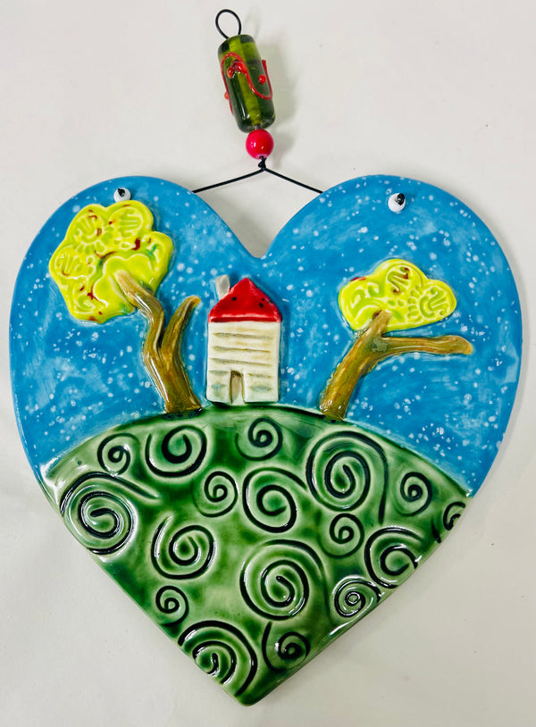 NZ Pottery - Earth 'Art Heart 4 - Studio LA MU