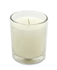 Candle - Single Wick Medium Unscented in Glass Votive
